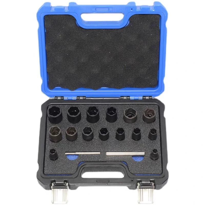 坤泰工具防滑流氓反牙套筒1/2螺丝拆卸神器轮胎滑角六角头3/8