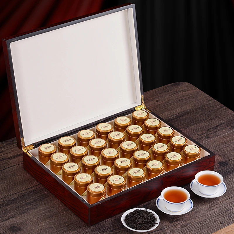 武夷茗茶乌龙茶正山小种红茶特级高档茶叶礼盒装节日送礼长辈300g