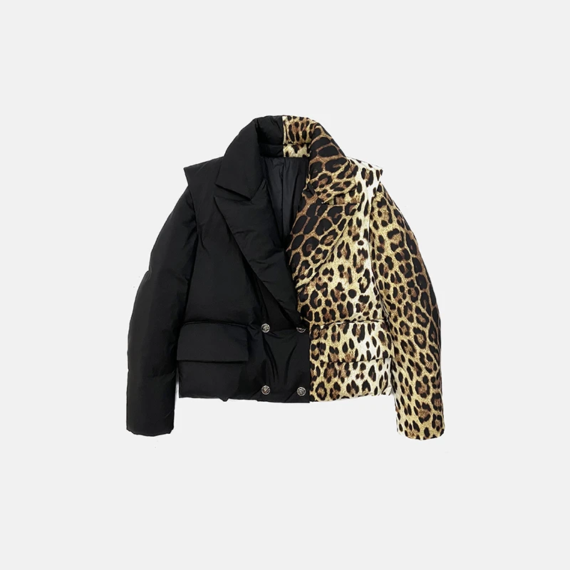 【B99官方旗舰店】女装鹅绒设计师款保暖羽绒服WFWCA13200