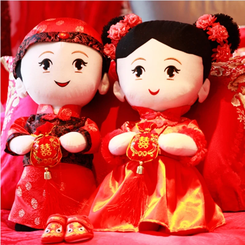 【绒绒玩具】结婚压床喜娃娃早生贵子麒麟送子婚俗滚床