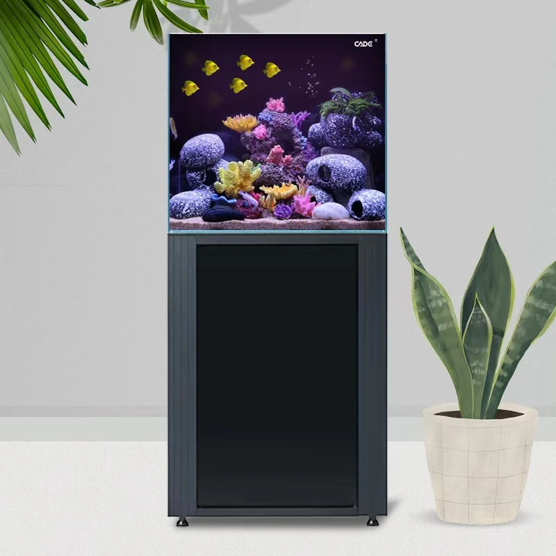 彩鲽彩蝶CADE新款设计超白海水缸PR60/900/120/150水族淡海水鱼缸