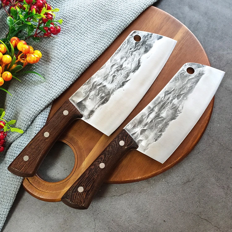 【直播间】菜刀家用手工锻打刀女士刀具厨师切片切肉切菜刀切片刀