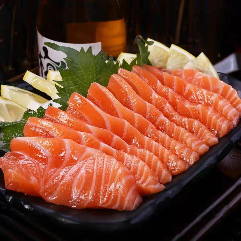 严选新鲜三文鱼冷冻 400g左右/块冰鲜鱼肉食用营养丰富虹鳟/挪威