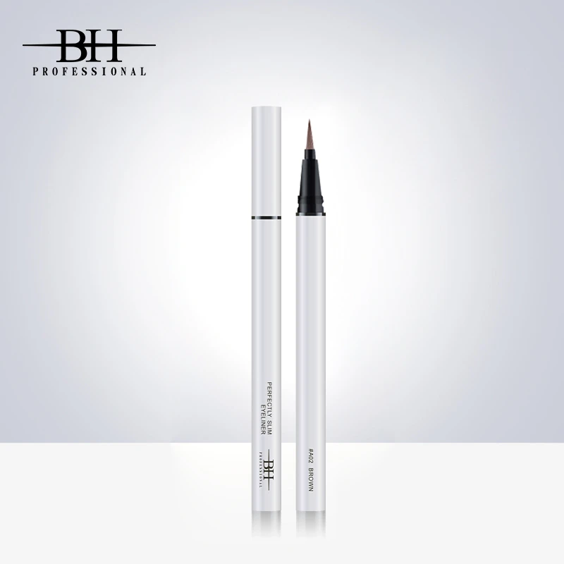 BH眼线笔女防水不晕染超细软毛头伪素颜眼线液极细黑棕红棕色持久
