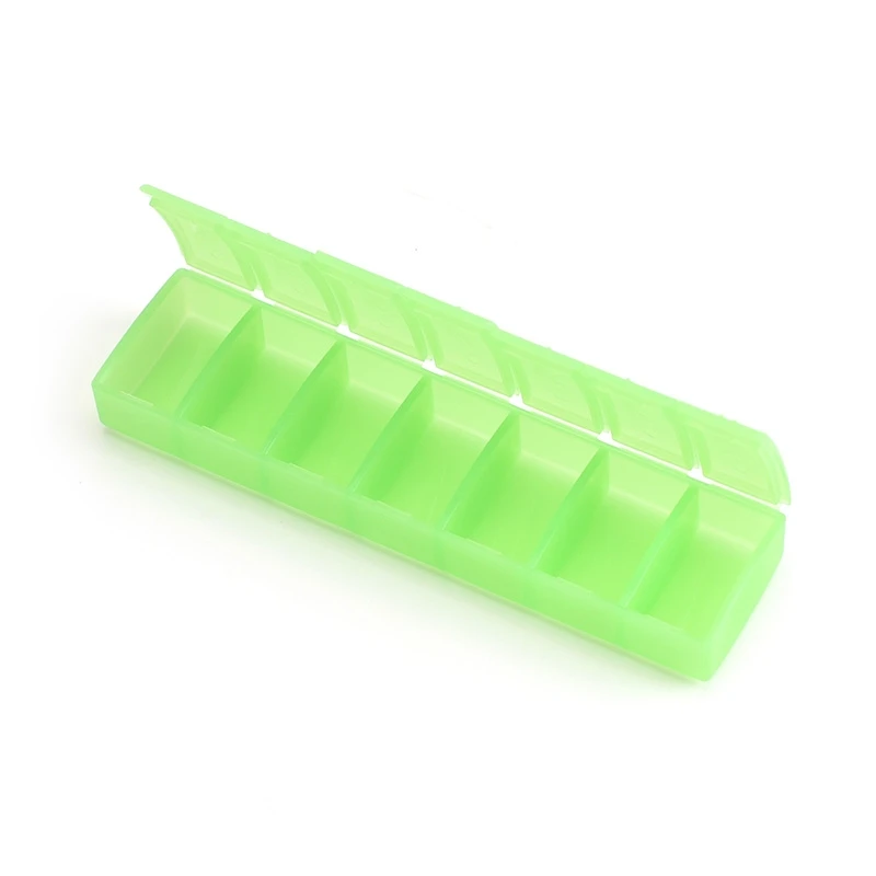 特百惠 迷你小药盒便携式随身一周分装7天小药盒七天小盒塑料药盒