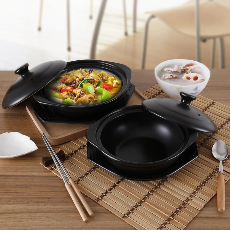 【陶煲王煲仔浅锅】家用燃气明火煲仔饭砂锅黄焖鸡炖菜煲仔饭锅