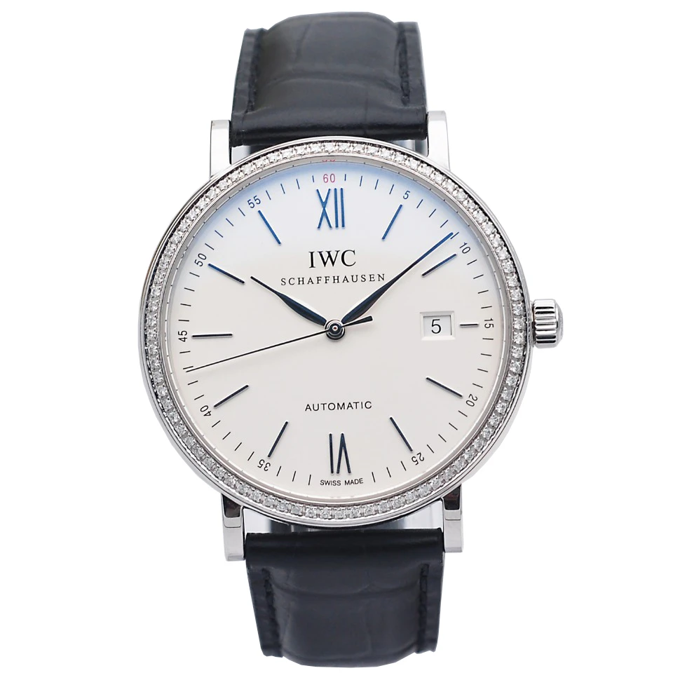 99新 IWC/万国 泽泰/柏涛菲诺/精钢/40mm/自动机械男士腕表