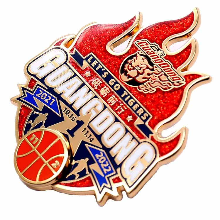 广东宏远篮球俱乐部2021-2022赛季第一阶段赛程纪念徽章 砥砺前行