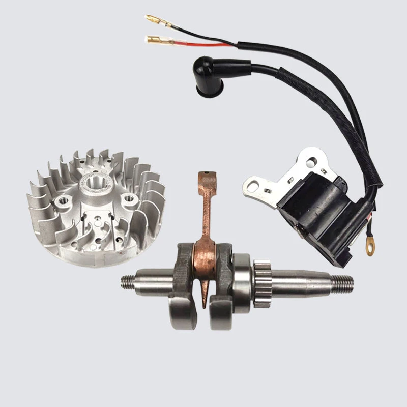 S35割草机配件发动机高压包飞轮曲轴连杆四冲程割灌机振平尺