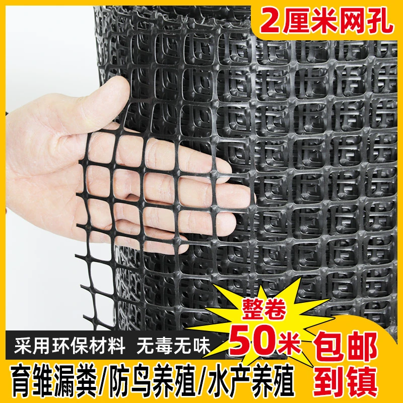 2CM孔塑料养殖网水产围栏网漏粪育雏铺底养鸡鸭鹅圈地网户外栅栏