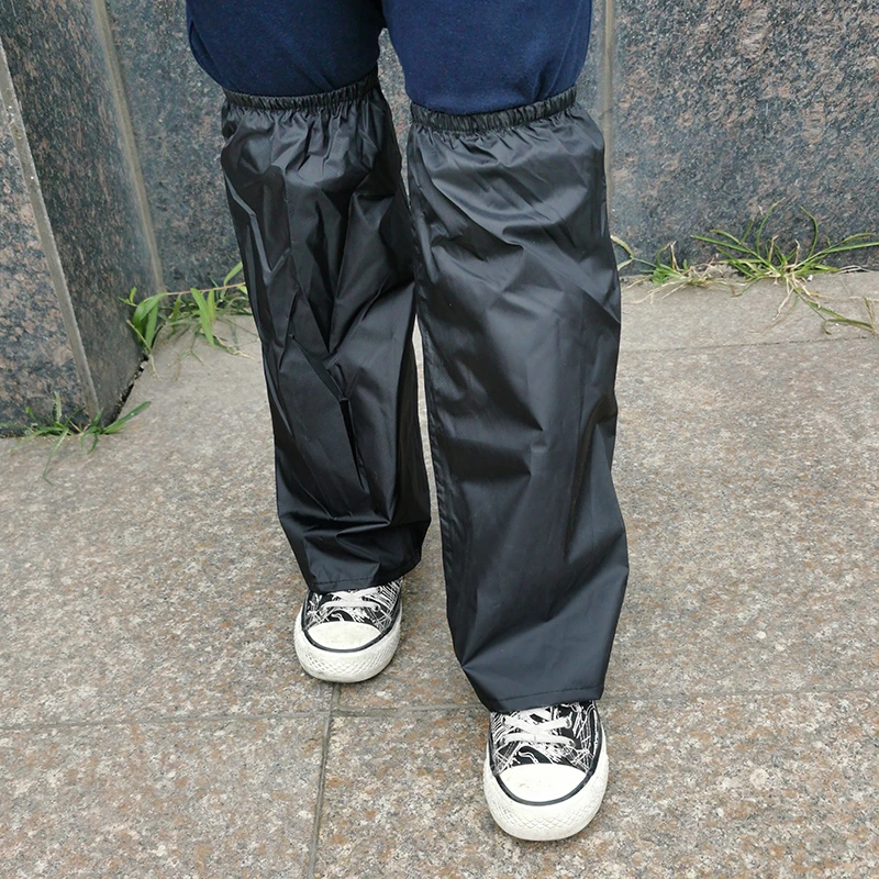 学生雨裤套男女大儿童裤腿套脚套裤管成人防雨防脏裤套搭配雨衣