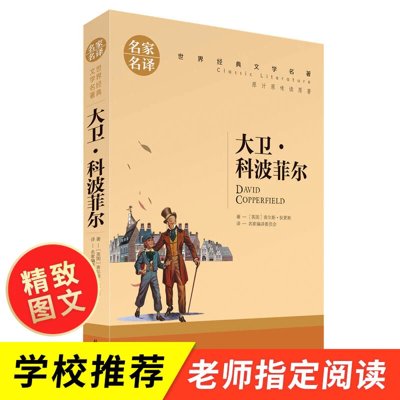 【当当】大卫 科波菲尔 中小学生课外阅读书籍世界经典文学名著