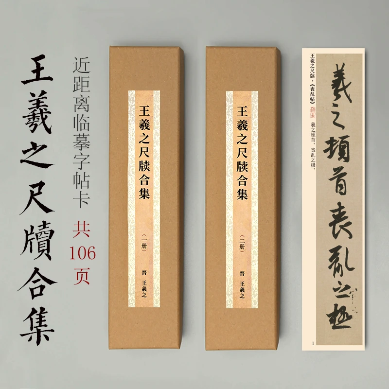 曹熙记 王羲之尺牍近距离临摹字帖卡丧乱帖