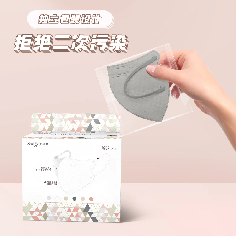 舒美佳3D立体一次性口罩女秋冬季防尘透气成人男情侣口罩创意