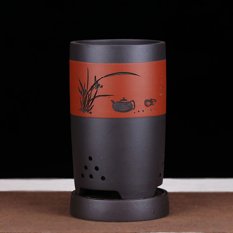 紫砂花盆家用兰花盆客厅盆景盆室内粗陶瓷花盆特价大清仓处理包邮