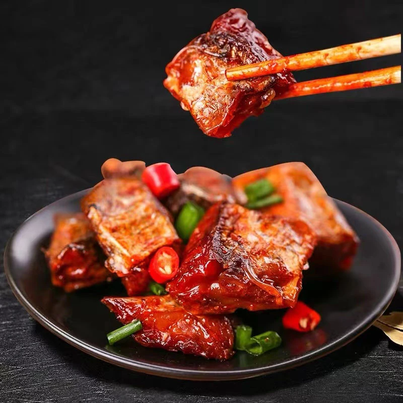 味芝元香辣鱼尾烟熏鱼排即食16g包湖南特产麻辣小吃零食变态辣