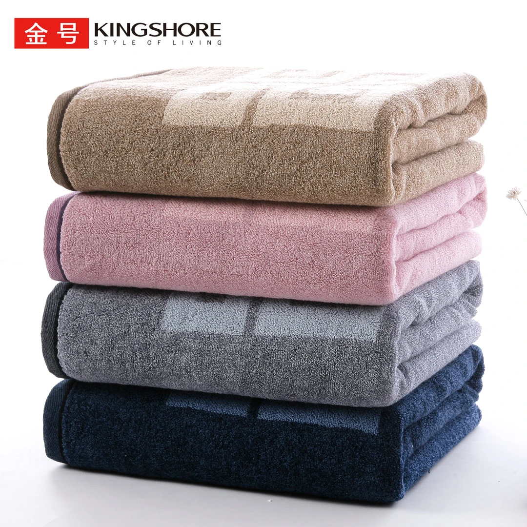 金号纯棉大浴巾_花式线提缎_吉祥民族风情_全棉加大加厚成人浴巾