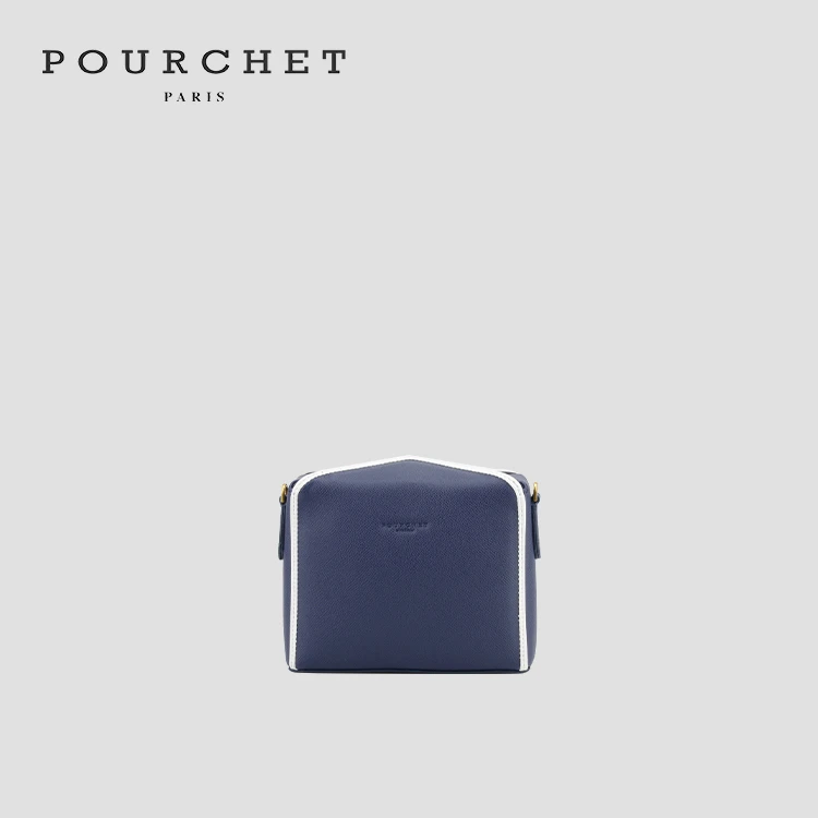 POURCHET/宝榭新款法国轻奢小众单肩包女设计时尚斜挎信封包