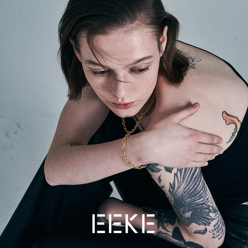 铜合金手链 EEKE Flapper系列 花纹链条手链 ESD200929