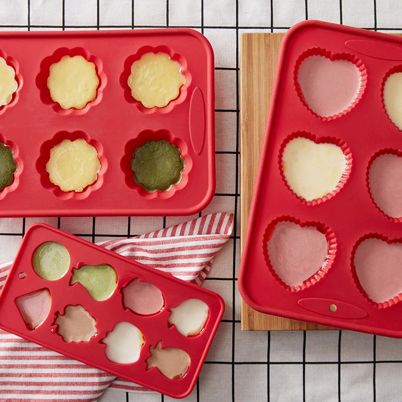 TAYOHYA/多样屋钢边硅胶6孔蛋糕模花式家用网红神器创意自制烘培