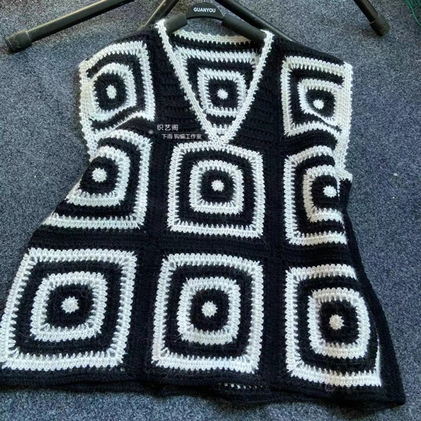 下雨钩编《格调》DIY手工材料包 毛线 不含钩针 送视频