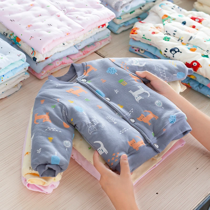 婴儿棉衣宝宝棉内胆棉袄新生儿童小孩夹棉内穿棉服冬秋冬