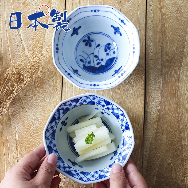 【单支】日本进口蓝凛堂八角小钵11.7cm