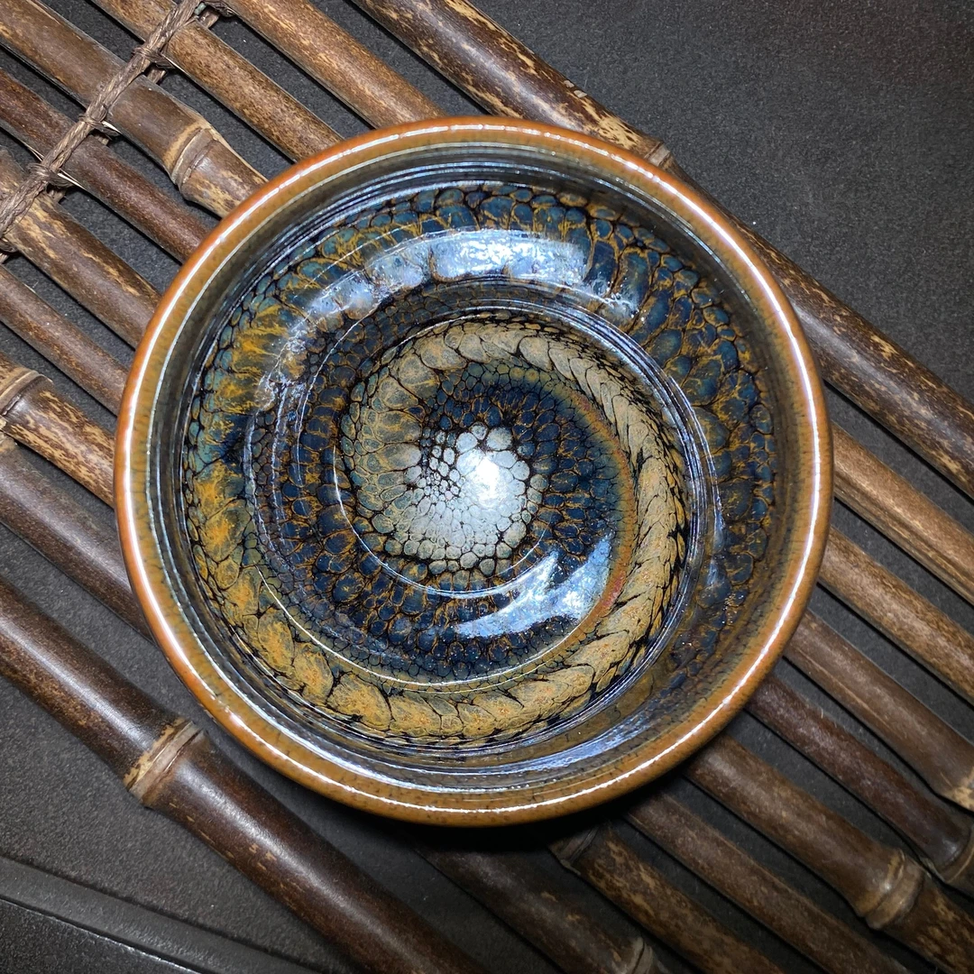 名师建盏茶杯连志华蛟龙金龙茶盏主人杯茶碗茶器品茗闻香杯礼盒装