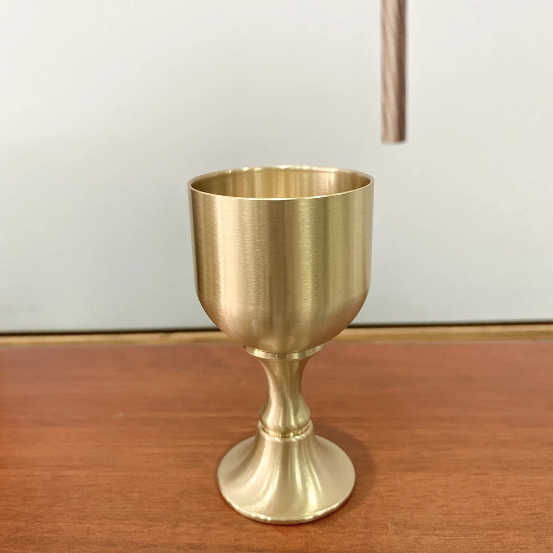 T【黄铜大号酒杯】家居桌面摆件创意礼品