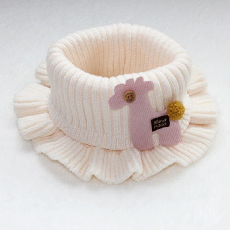 秋冬季男女童可爱儿童围巾宝宝毛线套头防风婴儿脖套针织保暖围脖