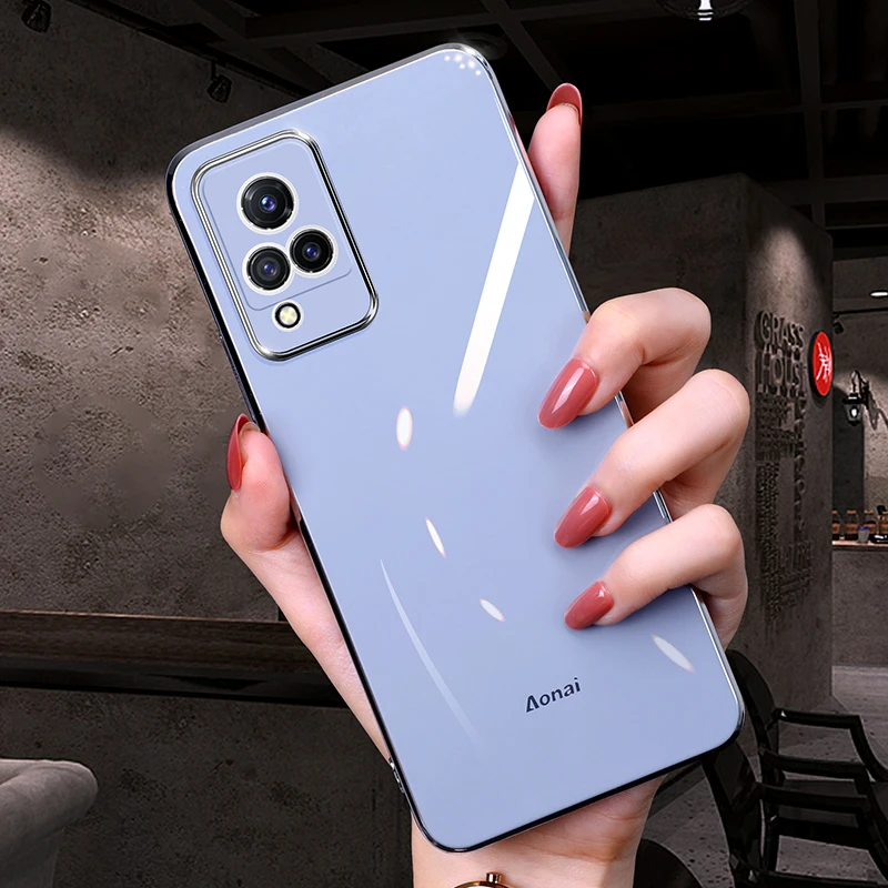 适用vivo s9手机壳新款轻奢ins网红硅胶软壳电镀创意高档VIVO S9