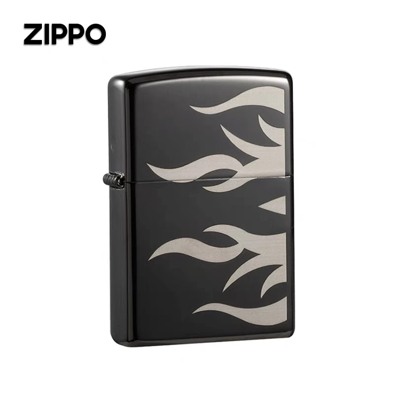 zippo打火机美国 24951 黑炫火 美版原版 TC9901DK