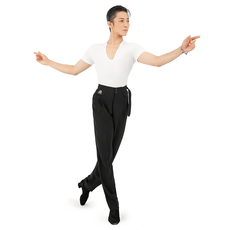 HSNK160东鑫舞服拉丁舞长裤男萝卜舞裤国标舞专业练功服可艺考