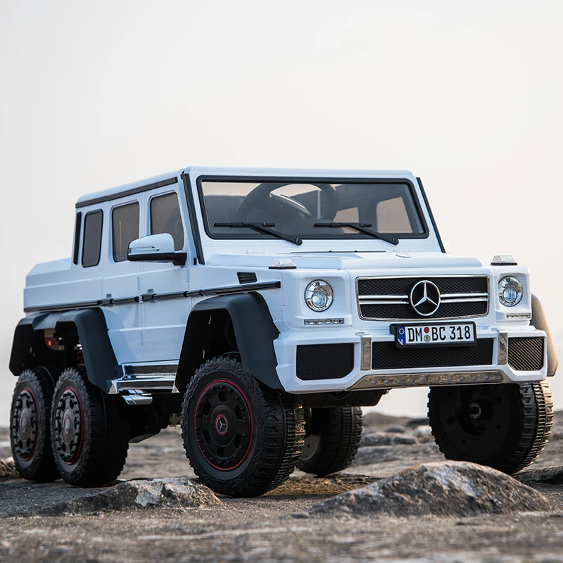 正版奔驰G63奔驰大G六驱越野车儿童电动汽车四驱