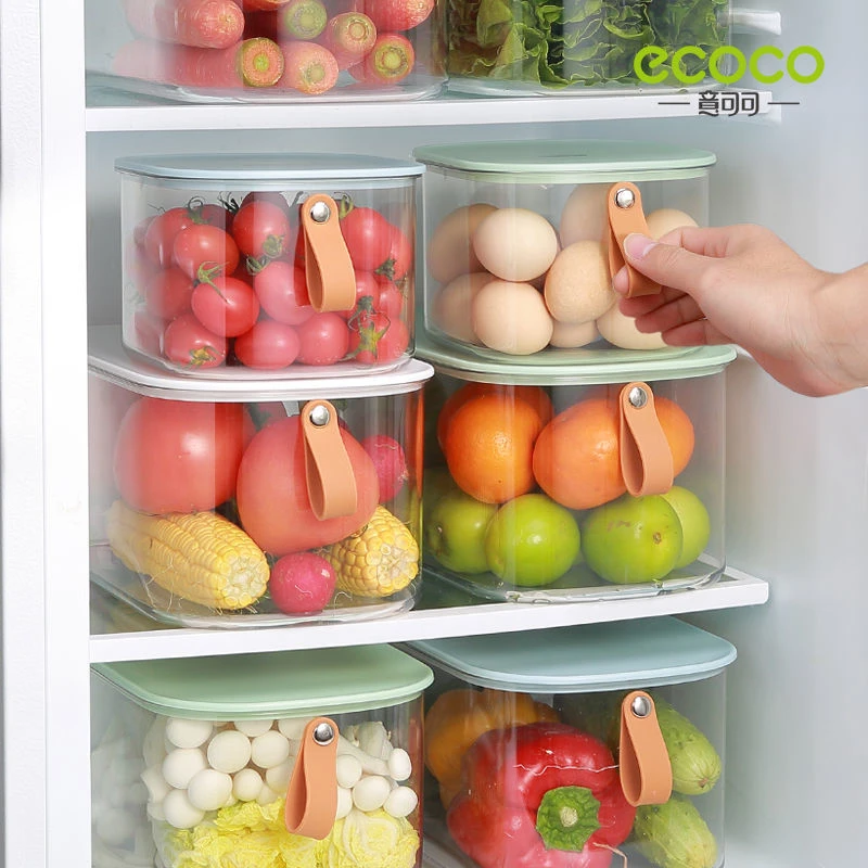 意可可冰箱密封收纳盒食品家用保鲜冷冻鸡蛋厨房食物水果蔬菜储物