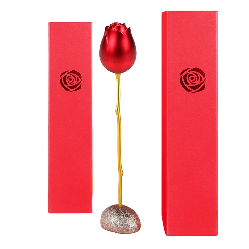 礼品假花装饰花婚庆客厅摆件圣诞节礼物仿真永生玫瑰花节日首饰盒