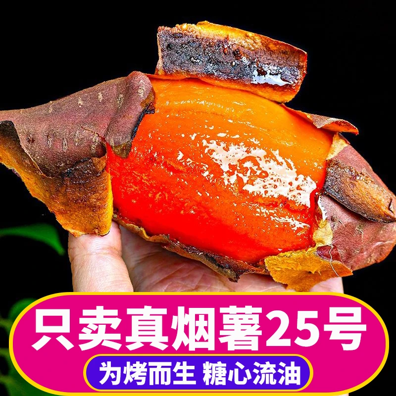 正宗烟薯25号沙地蜜薯香甜软糯流蜜烤薯番薯地瓜包邮