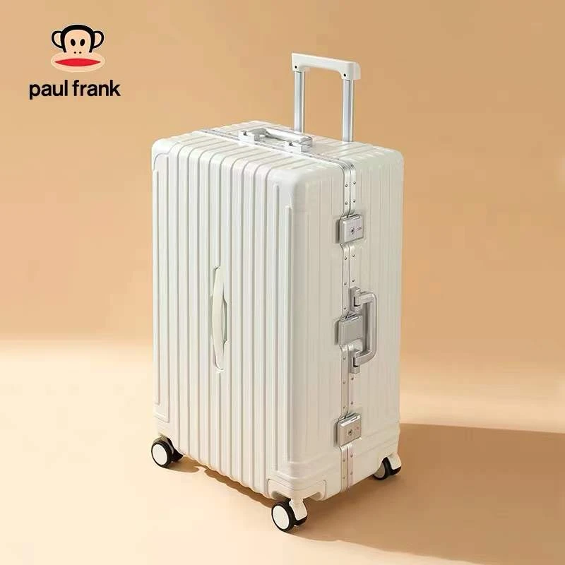 paul frank/大嘴猴铝框ins密码锁行李箱休闲学生拉杆箱旅行箱户外