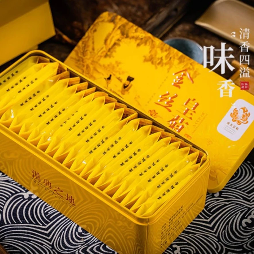 虞美金菊 富锶菊花茶 金丝皇菊纸盒和铁盒装  20朵/盒  一朵一杯