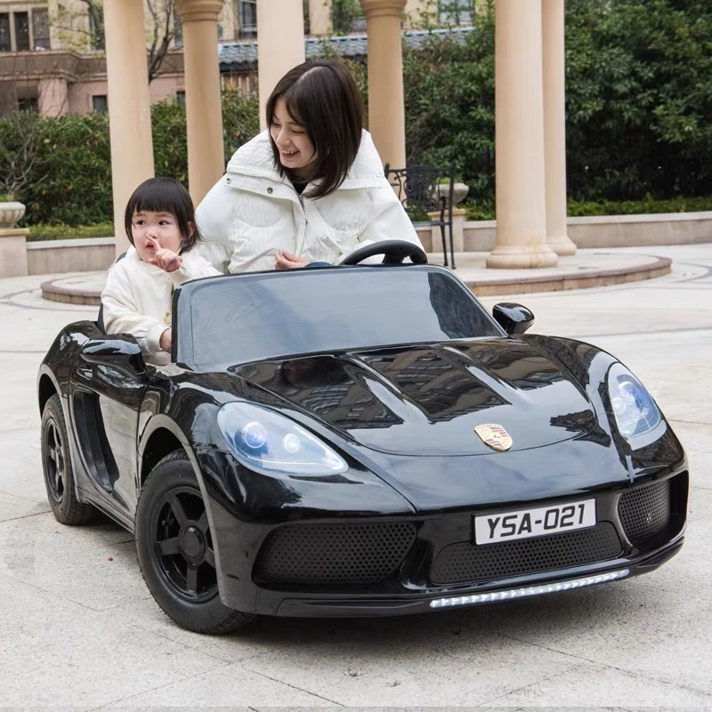 超大号双人跑车可带大人亲子同坐儿童电动汽车