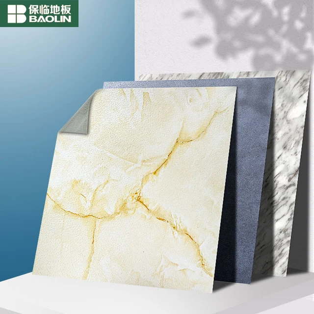 【加厚60x60cm】PVC自粘防滑耐磨防水防潮地板贴耐用品质大理石纹