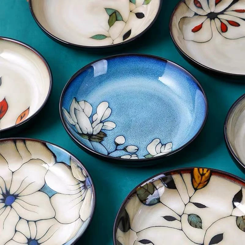 8英寸，8.5英寸深盘复古陶瓷 深盘菜盘