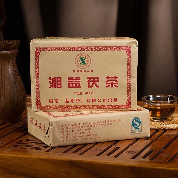 湘益茯茶益阳茶厂红丝带400g