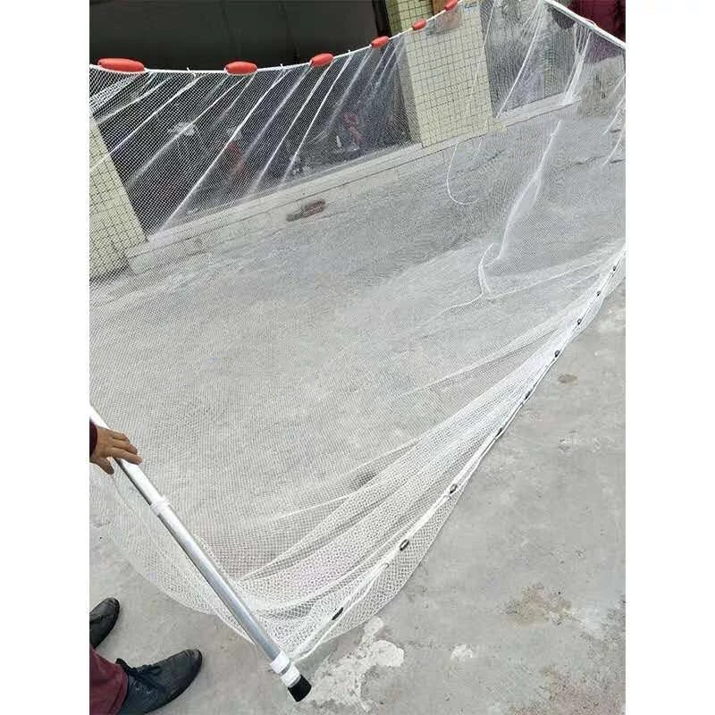 观赏鱼鱼池拉网渔网清塘捕鱼网土塘网鱼