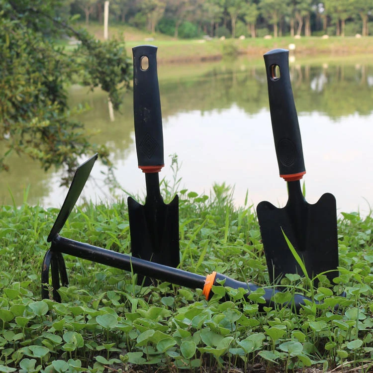 盆栽园艺工具加厚美式钢铲胶套大铲子种花种菜锰钢材质园艺大铲子