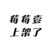 莓莓壹上架了