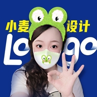 小麦logo设计