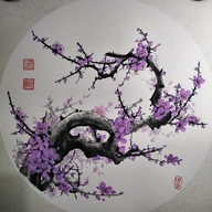 喜梅国画梅花