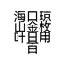 海口琼山金枚叶日用百货店的小店