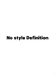 NostyleDefinition
